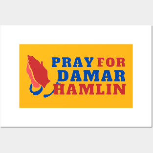 pray for damar hamlin 3 Posters and Art